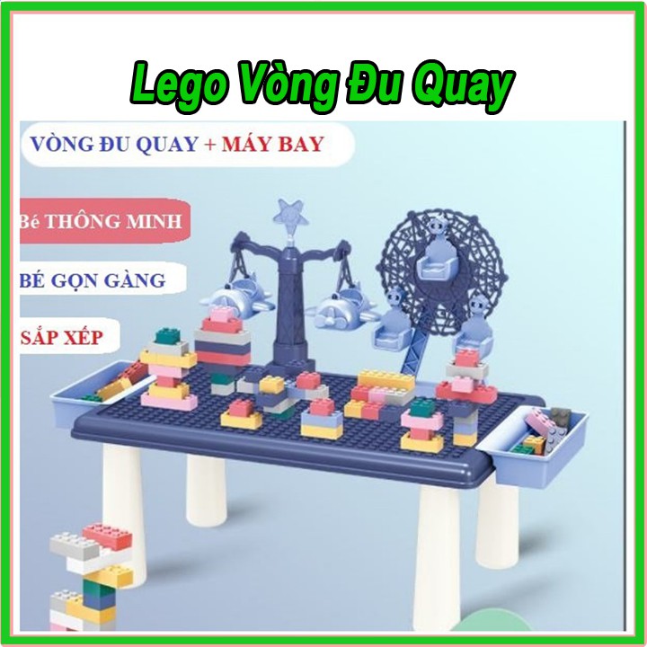 Đồ Chơi Lego Xếp Hình Công Viên Đu Quay Đáng Yêu Cho Bé 69 Chi Tiết