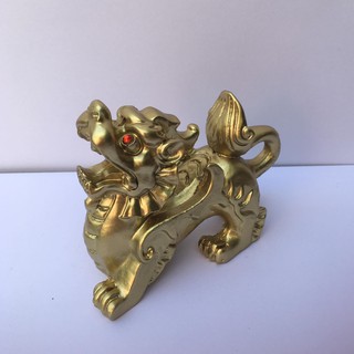 Tượng tỳ hưu màu sơn đồng cao 11 cm dài 12 cm chỉ 69k