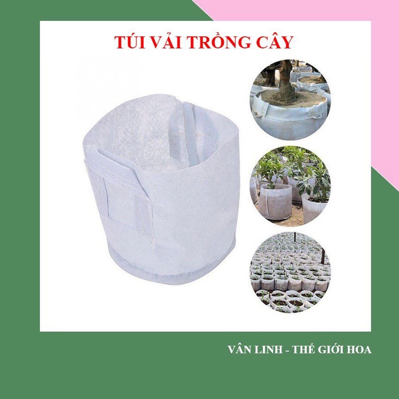 Túi Vải Trồng Cây Size 20*20