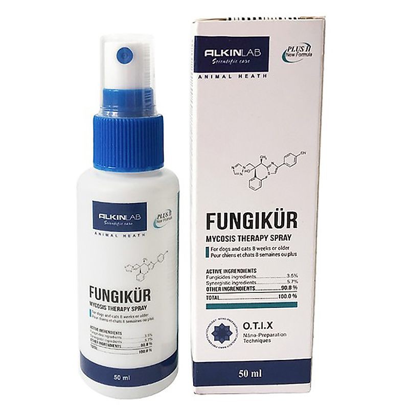 Thuốc trị nấm cho chó mèo ALKIN Fungikur 50ml