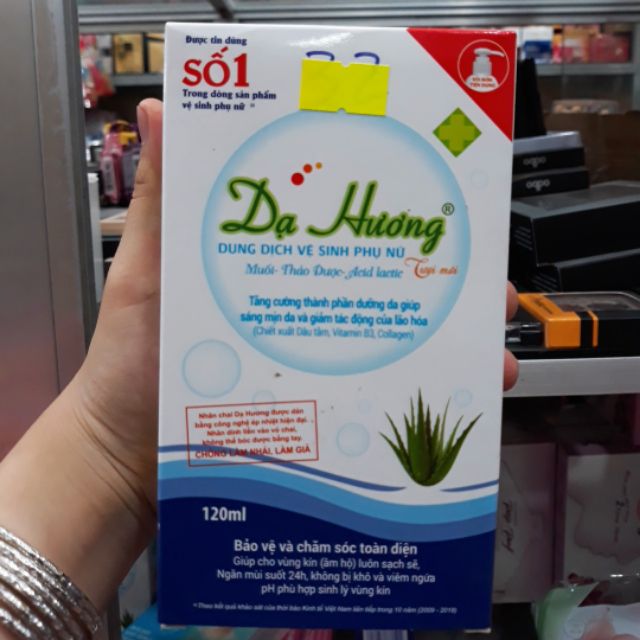 Dung dịch vệ sinh phụ nữ Dạ Hương 120ml
