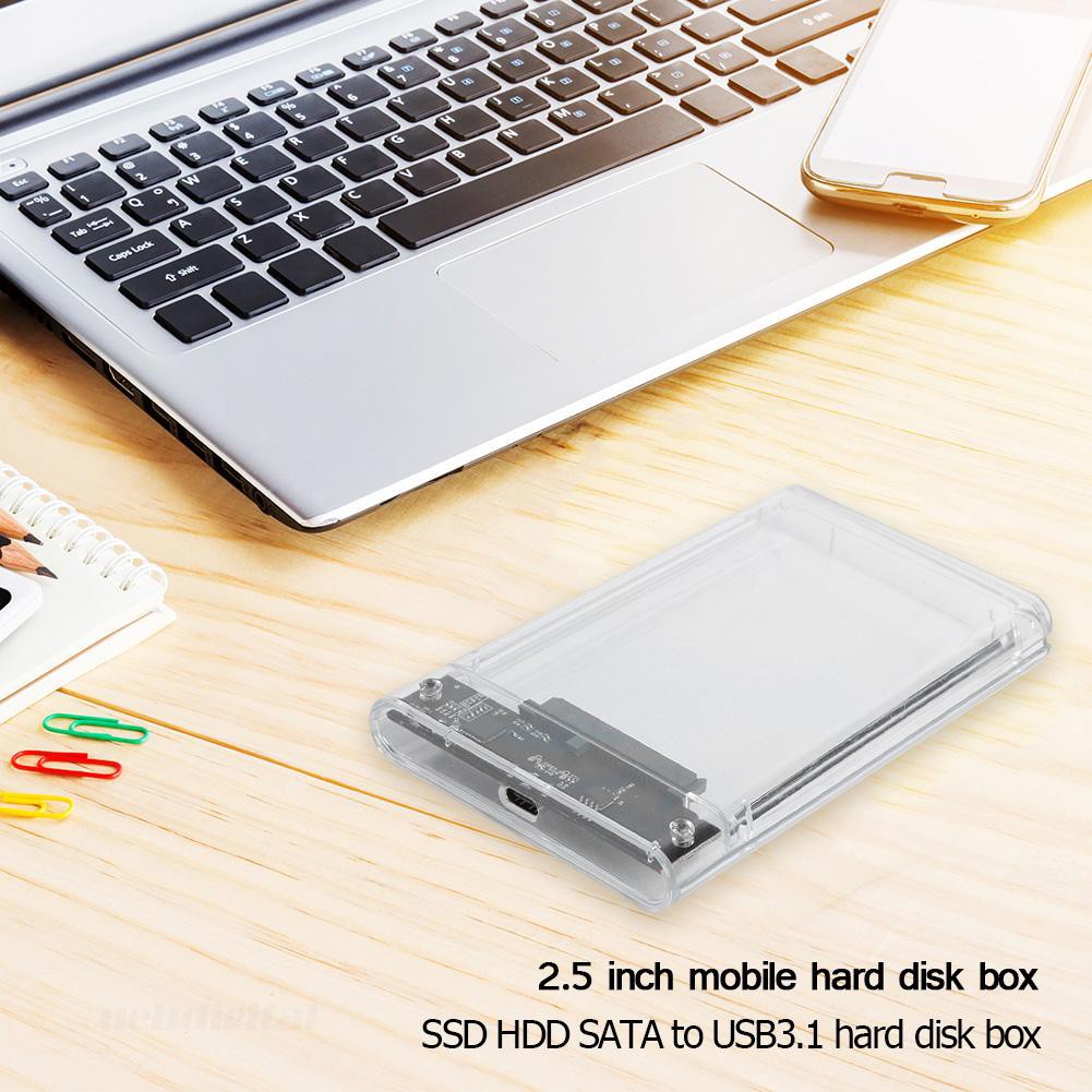 Hộp Đựng Ổ Cứng Usb 3.1 Loại C 2.5 Inch Sata Hdd Ssd | BigBuy360 - bigbuy360.vn
