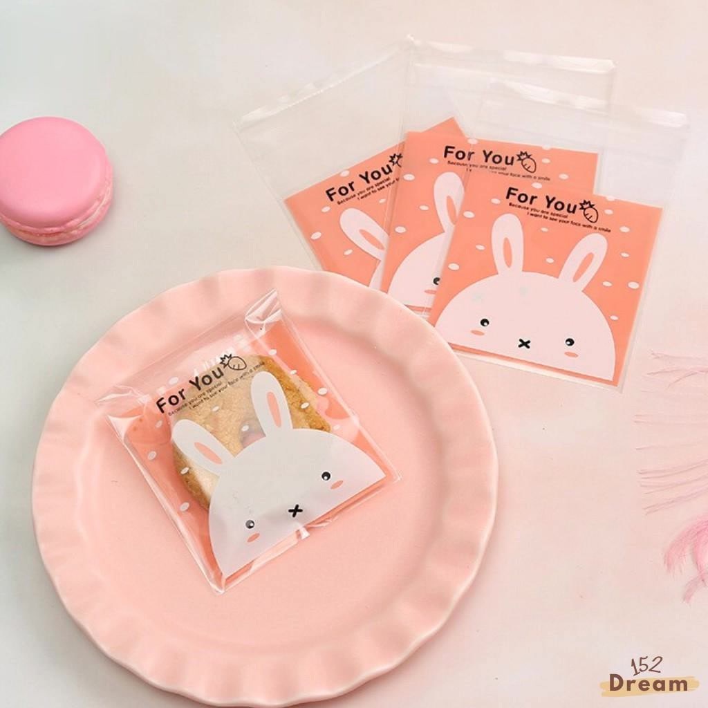 Set 100 Túi 7x7cm ⭐Loại 1⭐ Đựng Bánh Kẹo Hình Dễ Thương