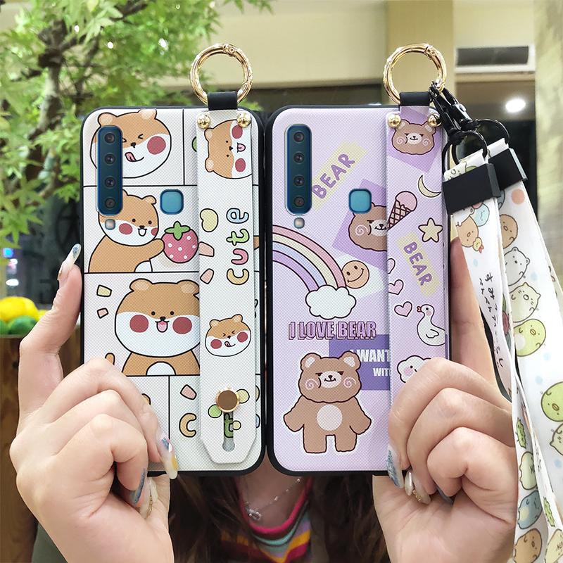 Ốp điện thoại Silicone chống bụi in hình anime dễ thương cho Samsung Galaxy A9 2018 / A9S / A920 / Sm-A920F