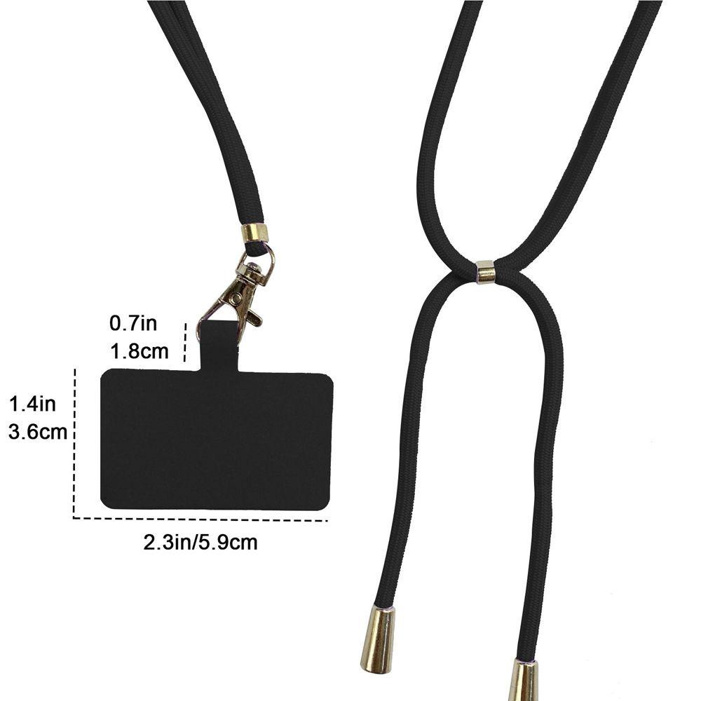 GLENES 1pc Crossbody Patch Phone Lanyards Mobile Phone Nylon Soft Rope Mobile Phone Strap Diagonal Strap Neck Hanging Phone Decoration Safety Fixed Card Neck Hanging Strap Cell Phone Hanging Cord/Multicolor