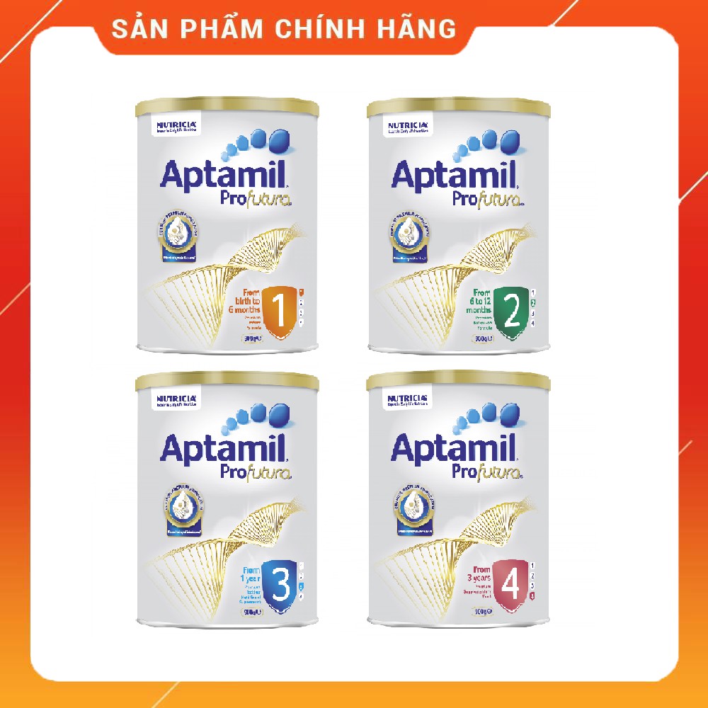 Sữa Aptamil Profutura Úc 900gr đủ số 1,2,3,4 hàng Air (Mẫu mới, date 2023)