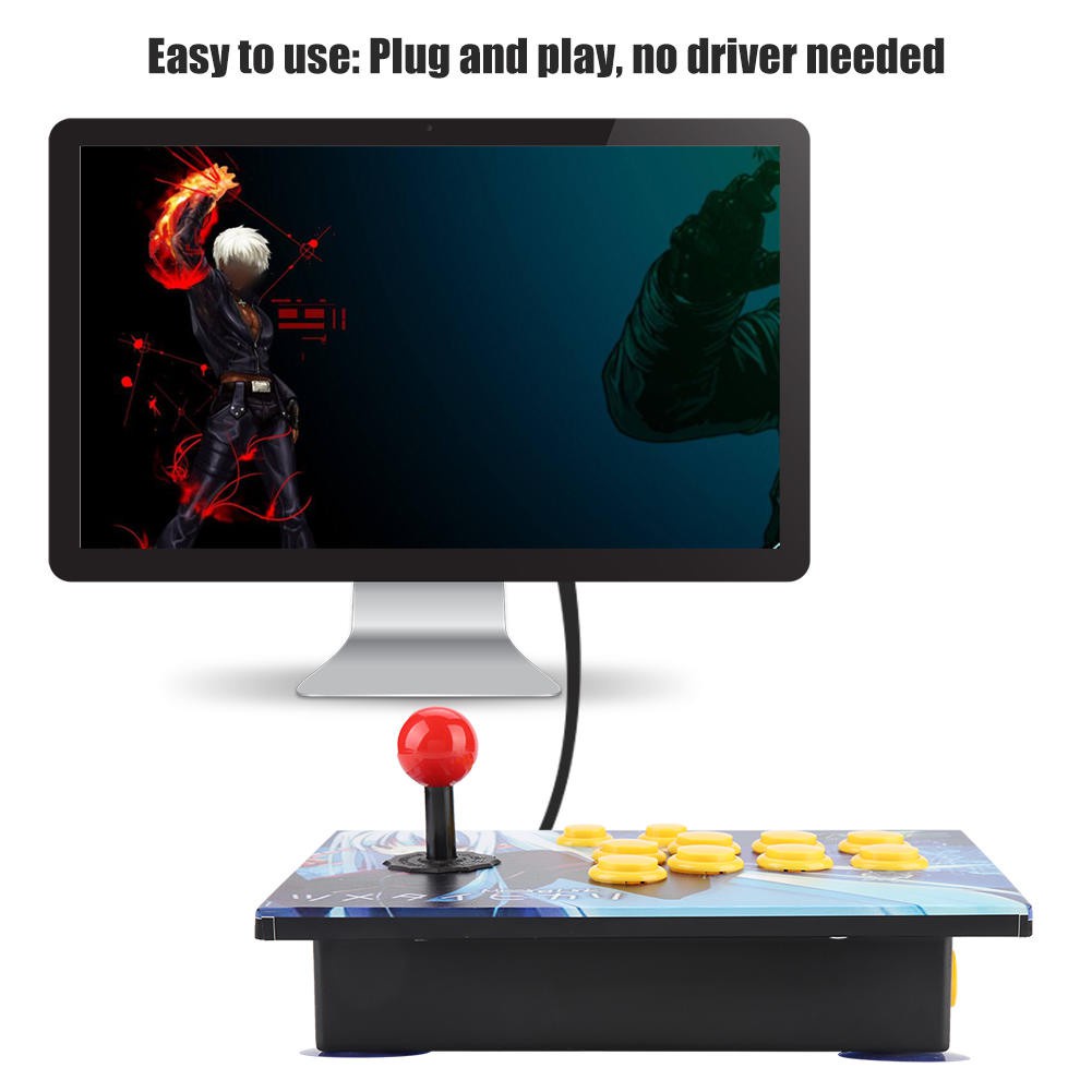 [1BUY]Nút Bấm Điều Khiển Chơi Game Arcade Cho Máy Tính