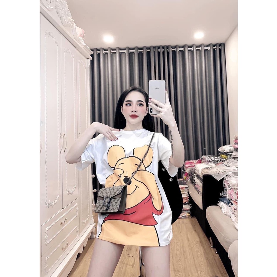 [SIÊU HÓT 2022] Áo Thun Ngắn Tay In Hình Gấu Đáng Yêu Thời Trang Cho Nữ - ZADOLA FASHION