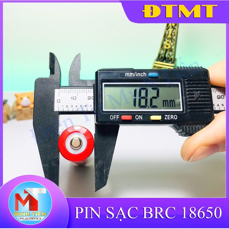 PIN SẠC BRC Li-on 18650 3.7V 2600mAh (Giá 1 Viên)