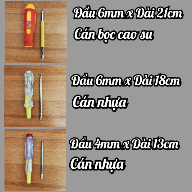Tua vít 2 đầu kim bút thử điện