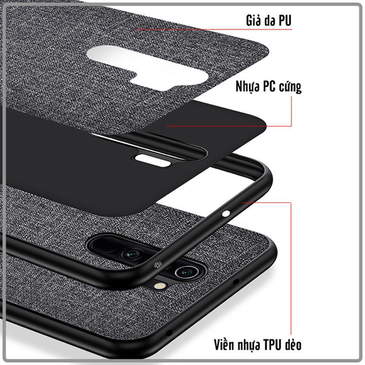 Ốp lưng Xiaomi Redmi Note 8 , giả JEAN viền TPU dẻo