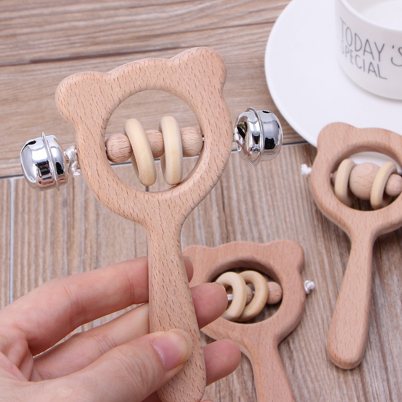 Đồ Chơi Lúc Lắc Bằng Gỗ Đáng Yêu Cho Bé
