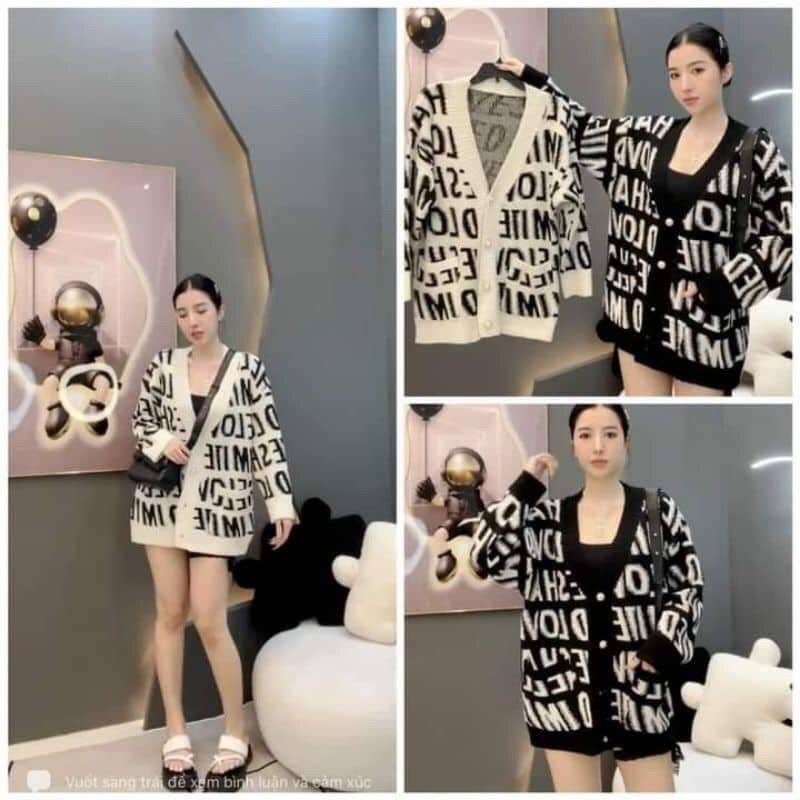 áo khoác len QC Cardigan 45k bao giá rẻ thị trường