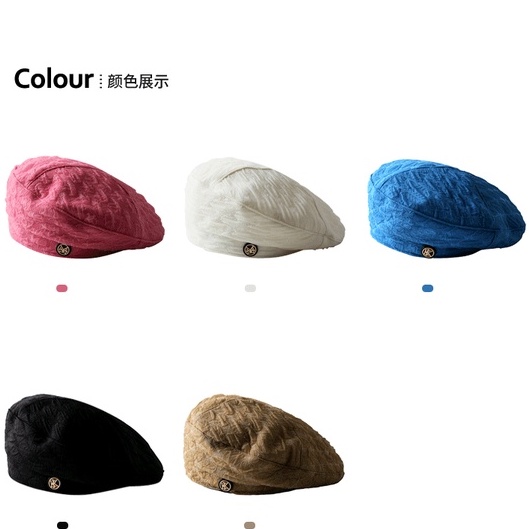 Mũ Beret Mỏng Phong Cách Hàn Quốc Thời Trang Xuân Thu Cho Nữ