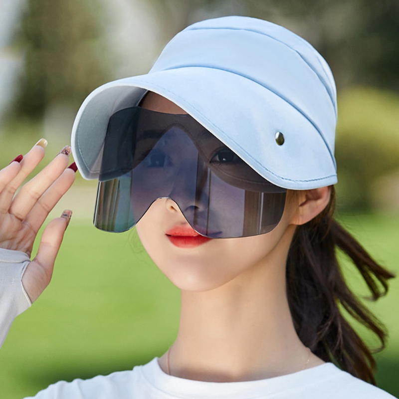 Nón Rộng Vành Hở Chóp Chống Tia UV Thời Trang Đi Biển Mùa Hè Cho Nữ