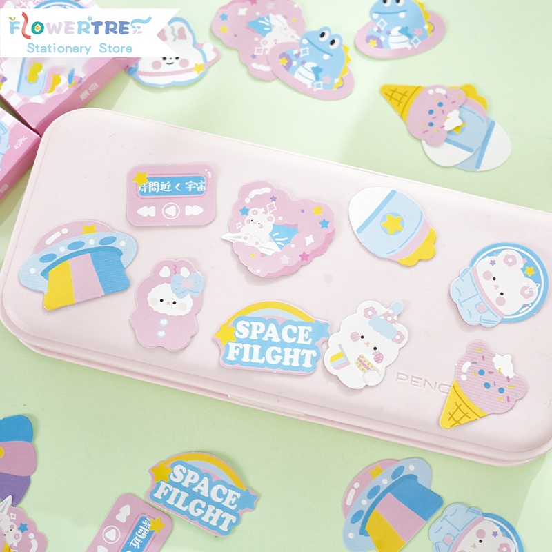 Flowertree Bộ 45 Sticker Dán Trang Trí Sổ Tay