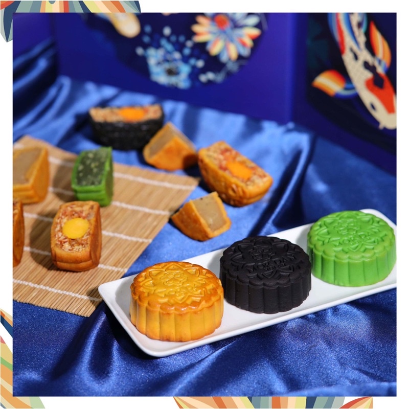 Hộp quà 2 BÁNH TRUNG THU nhiều vị thượng hạng - 180g x 2 bánh