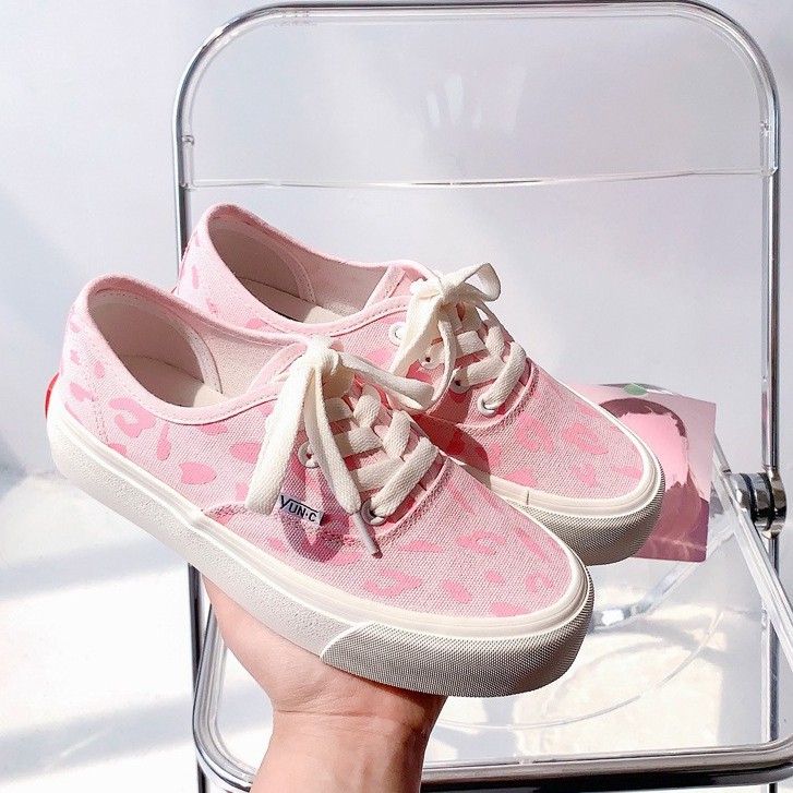 Giày Vải dây buộc Bò Hồng Cute Đáng yêu ( DH274-279 )