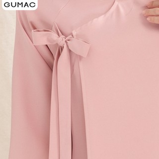[Mã WABRGB11 giảm 10% đơn từ 250k] Đầm cổ tàu tà đắp DA10107 GUMAC