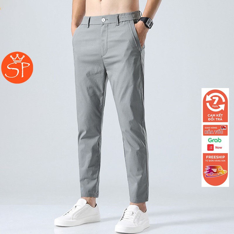 Quần đũi dài nam cạp chun, quần tây nam 5 màu cơ bản nhiều lưa chọn