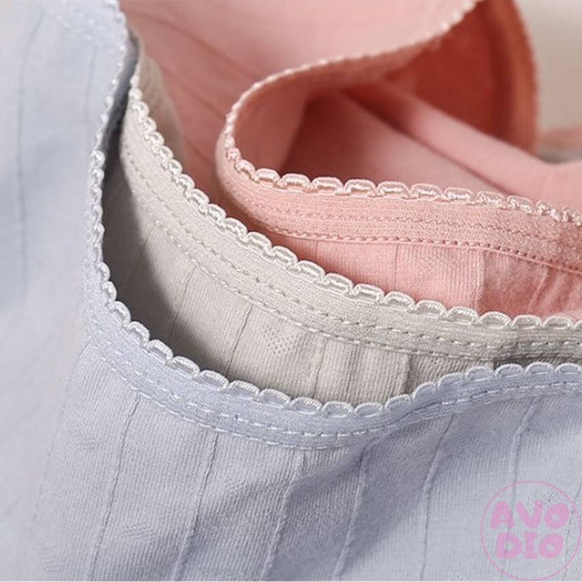 Quần lót cotton kháng khuẩn viền gợn sóng cao cấp QL055 | WebRaoVat - webraovat.net.vn