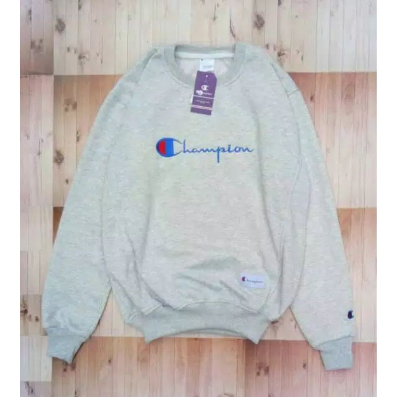 Áo Khoác Sweater Thêu Logo Champion Thời Trang Cao Cấp