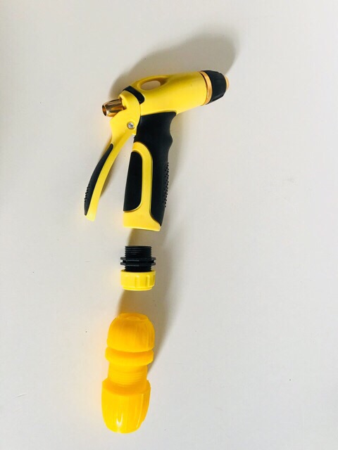 Combo Vòi Xịt Nước, Rửa Xe, Tưới Cây Đa Năng + Đầu Nối Ốn