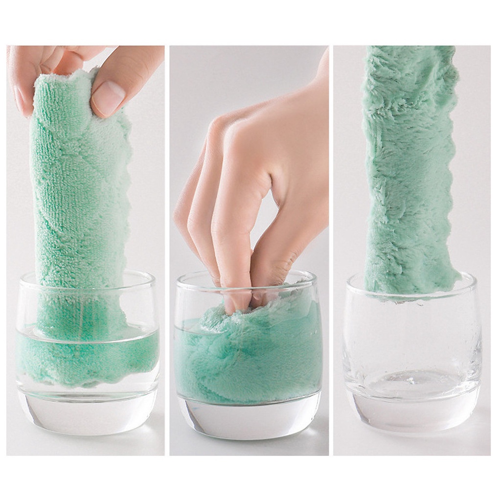 Khăn Lau Đa Năng  Siêu Thấm Lau Bếp, Lau Kính, Lau Bát, Lau Tay, Lau Ô Tô