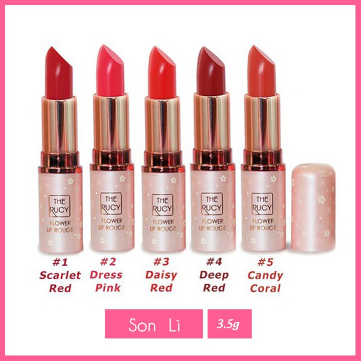 Son Tint Dưỡng Môi The Rucy Flower Liprouge 3.5g