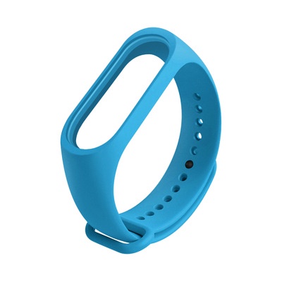 Dây Đeo Thay Thế Chất Liệu Silicon Màu Trơn Cho mi band 3 4