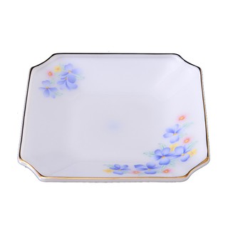 Đĩa vuông 18.5cm(440) thủy tinh ngọc USA Home Set(sứ Mỹ), nhập khẩu Thái Lan, an toàn cho sức khỏe_KokiaHome