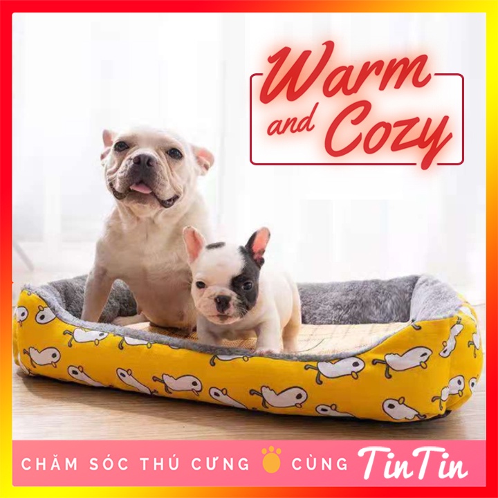 Đệm Cho Chó Mèo Nằm Mùa Đông - Ổ Đệm Cho Chó Mèo #Tintin Pet Store