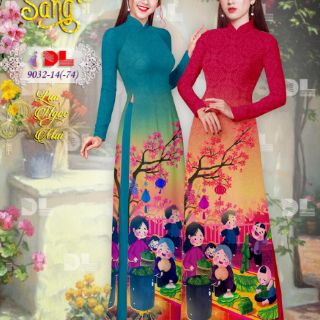 Vải áo dài Tết