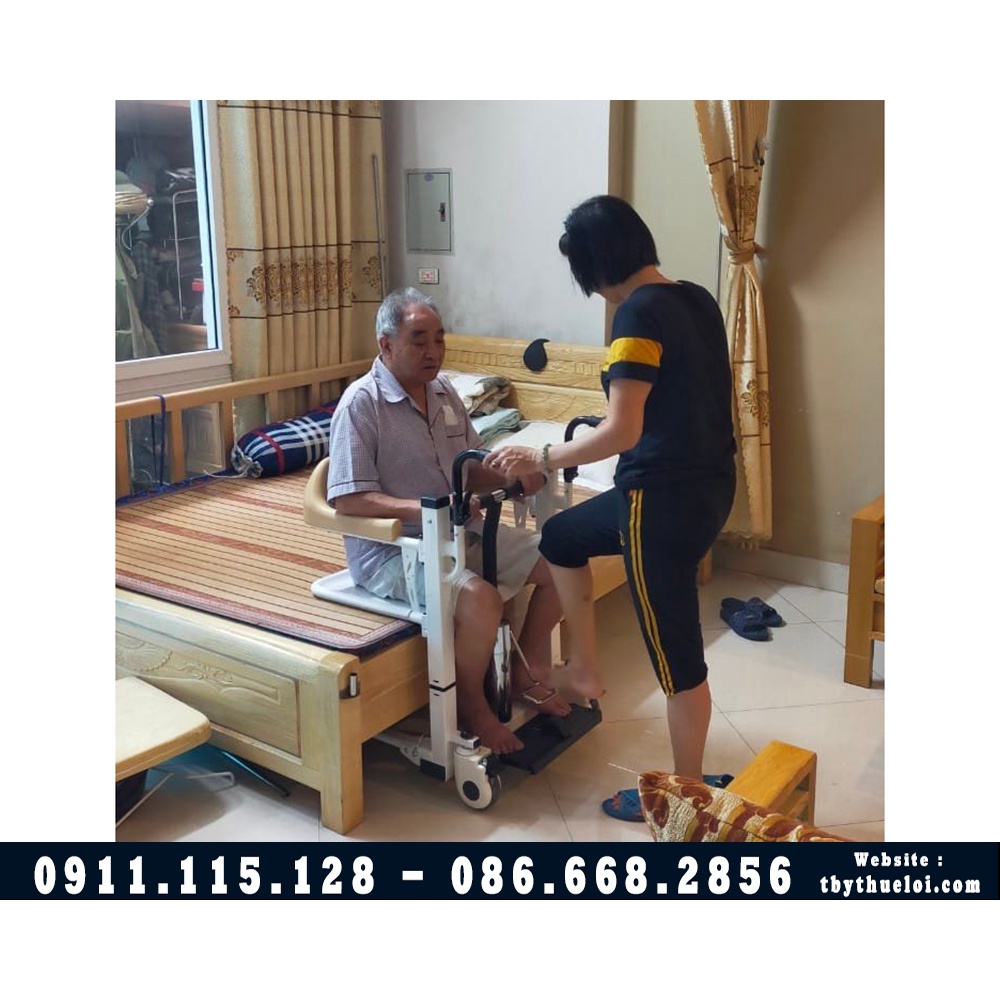 Xe Tự Đón Người Bệnh Không Cần Bế Vác || Đi Tắm,Đi Vệ Sinh Tại Bồn Cầu