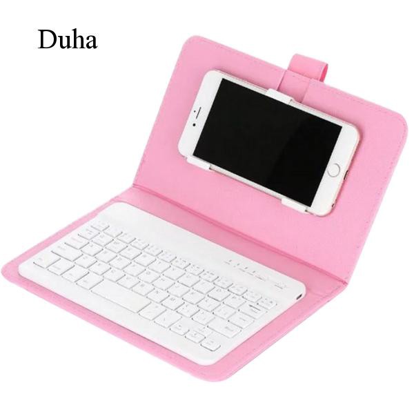 Bao da PU kèm bàn phím Bluetooth cho iPhone Xiaomi d98 thuthuyshop169