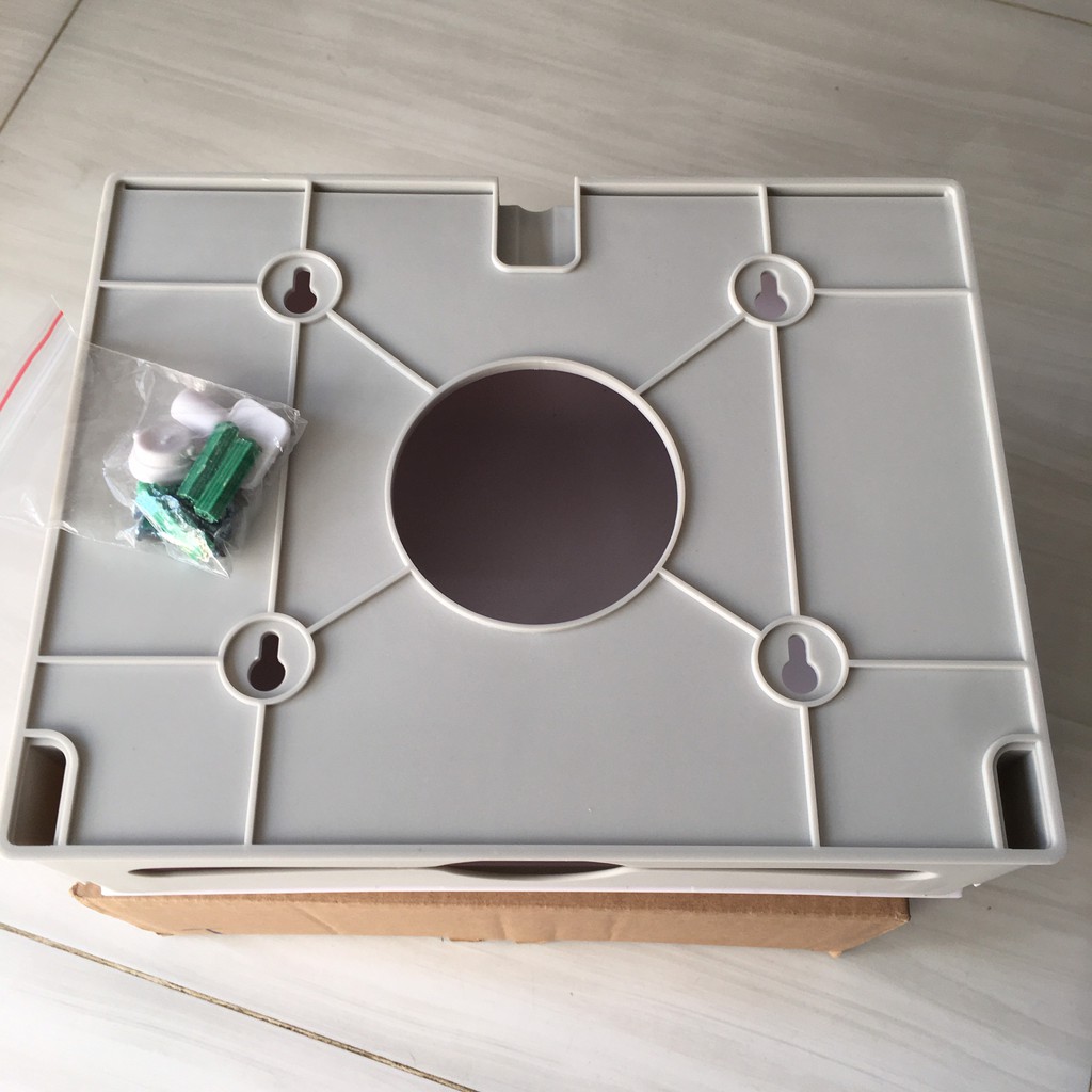 Hộp đựng giấy lau tay rút kéo - hộp đựng giấy treo tường - hop dung giay lau tay màu trắng | BigBuy360 - bigbuy360.vn