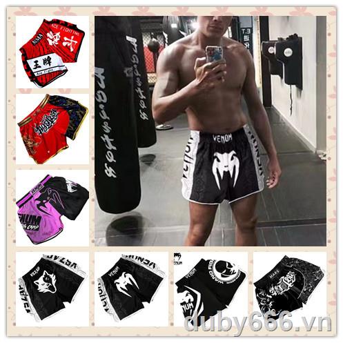 Quần Tập Muay Thai/Boxing Cao Cấp Thời Trang✚✟Quần Short Thể Thao Thời Trang Năng Động Cho Nam