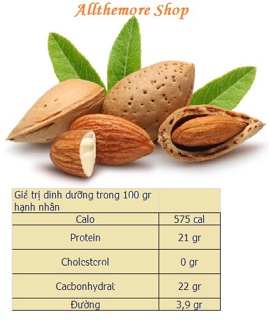 Hạnh nhân rang bơ- Hộp 450gr