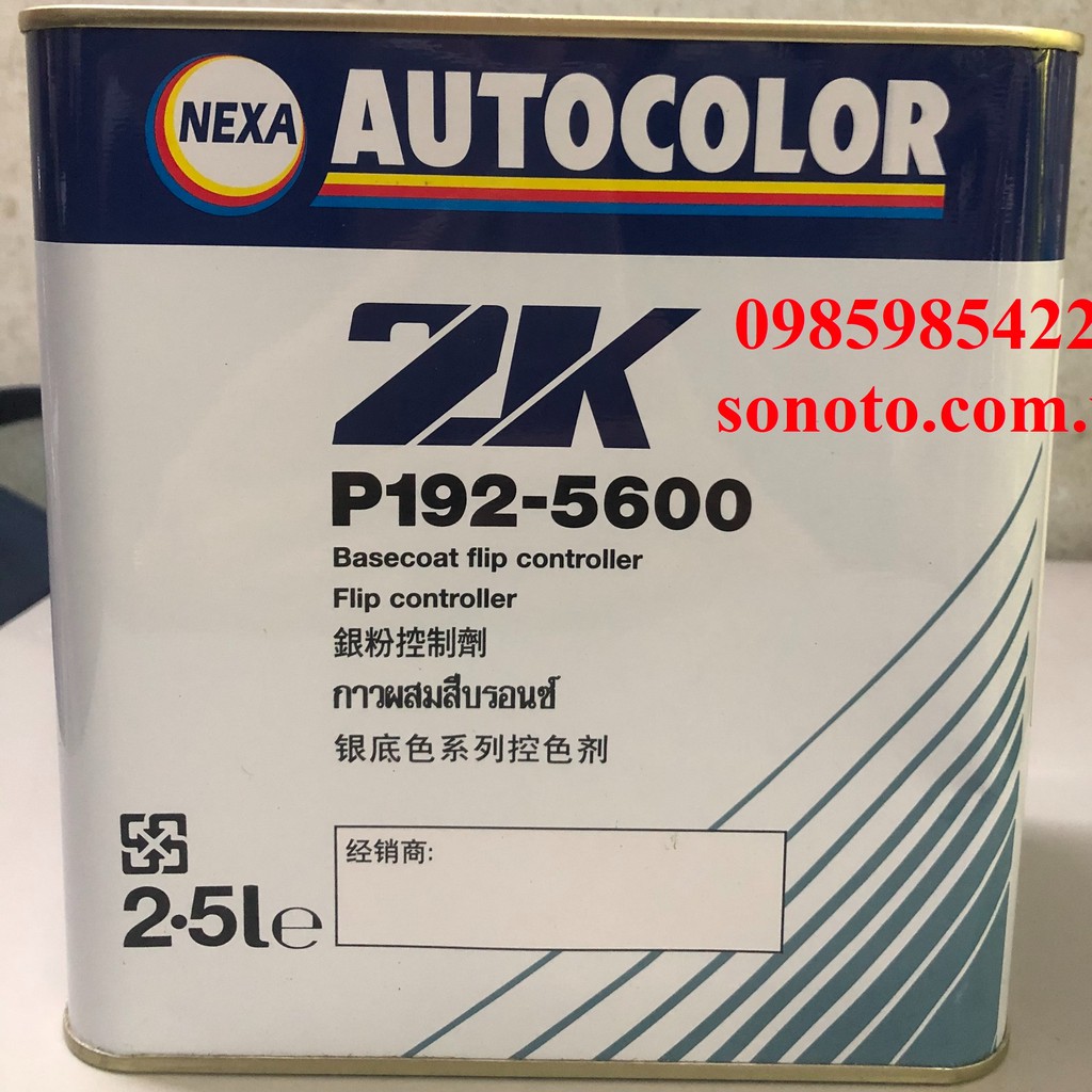 P192-5600 Phụ gia cho màu Metalic và camay Malaysia hãng Nexa Autocolor thuộc tập đoàn PPG lon 2.5 Lít