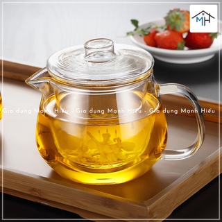 Ấm trà thủy tinh chịu nhiệt - 500ml