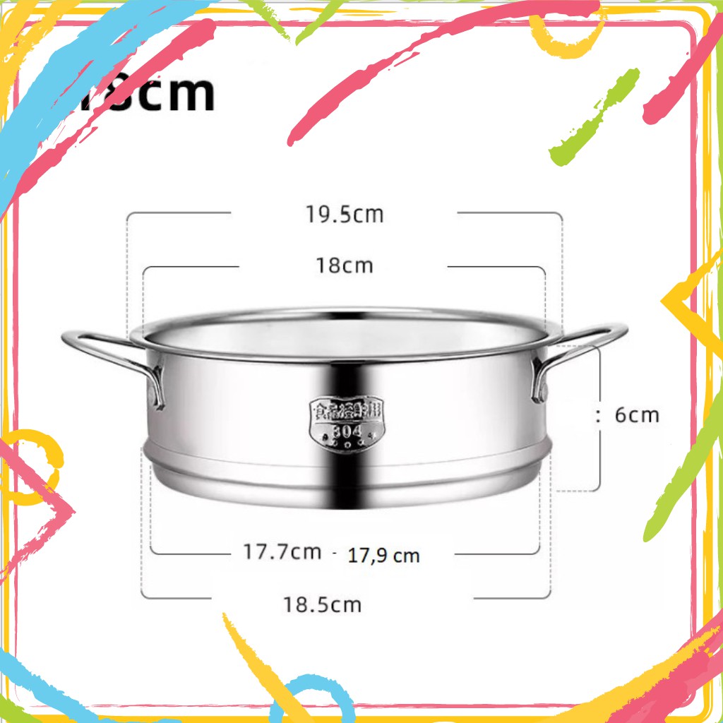 tuan000016 Xửng hấp ,vỉ hấp đồ ăn cho bé bằng inox 304 Goodbabyvn tuan000016