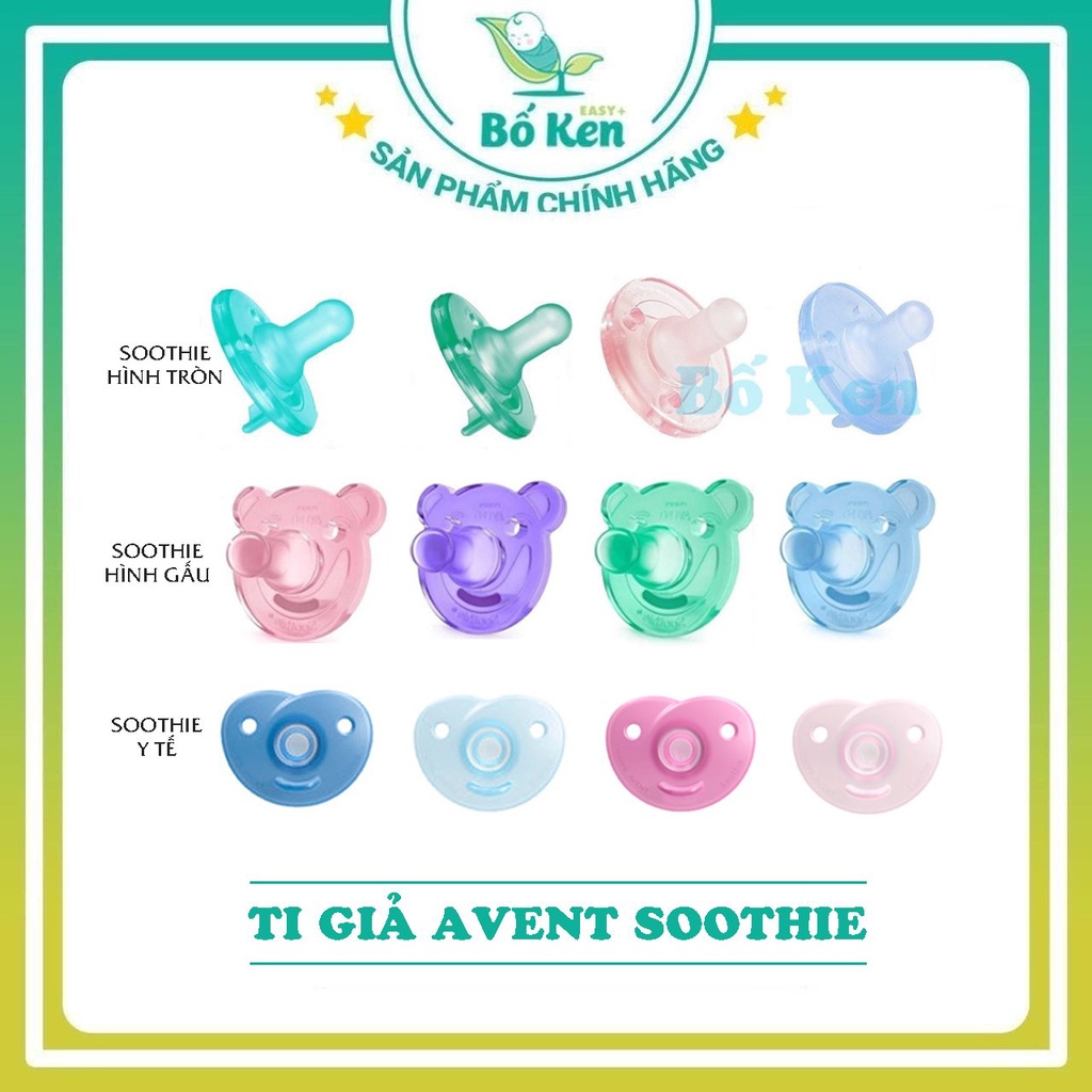 Shop Bố Ken TI NGẬM AVENT SOOTHIE CHỐNG VẨU [ HÀNG CHUẨN USA]