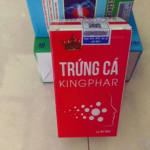 TRỨNG CÁ KINGPHAR - ĐÁNH BAY Mụn trứng cá, mụn bọc.