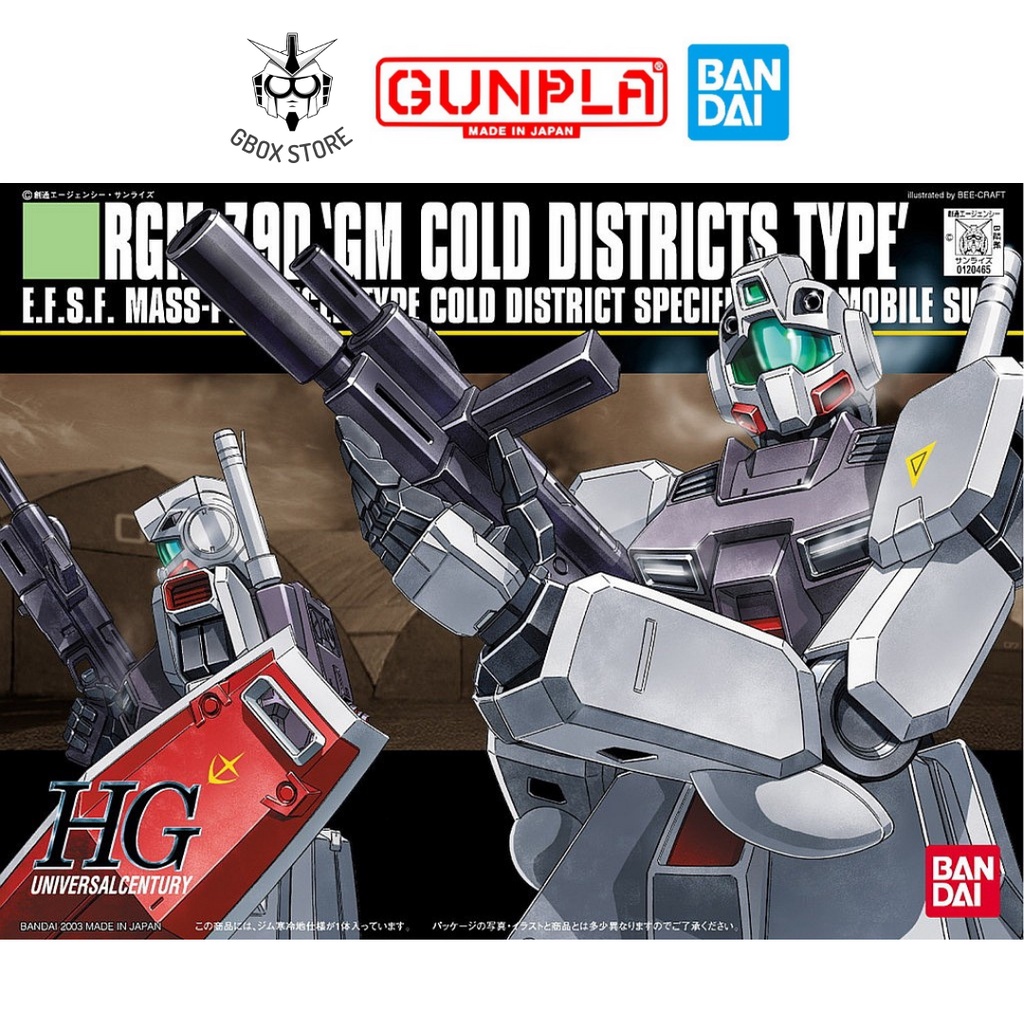 Gundam HG RGM-79D GM Cold Districts Type HGUC Bandai 038 1/144 Mô hình nhựa lắp ráp
