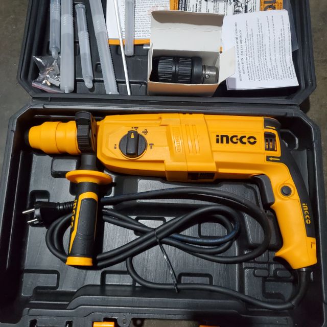Máy khoan búa ingco 3 chức năng 800w hàng chính hãng RGH9018-2