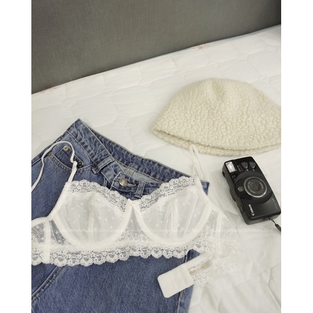 [Mã 252FASHIONSALE giảm 12% đơn 99K] Snow Áo ngực Bralette có gọng ren màu trắng | BigBuy360 - bigbuy360.vn