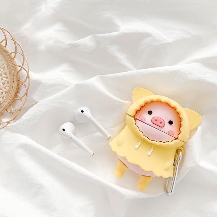 Vỏ Ốp Case Airpod Airpods bảo vệ bao đựng tai nghe không dây bluetooth 1/2/3/Pro/i12/i9/i7/tws chống va đập - Sky Shop