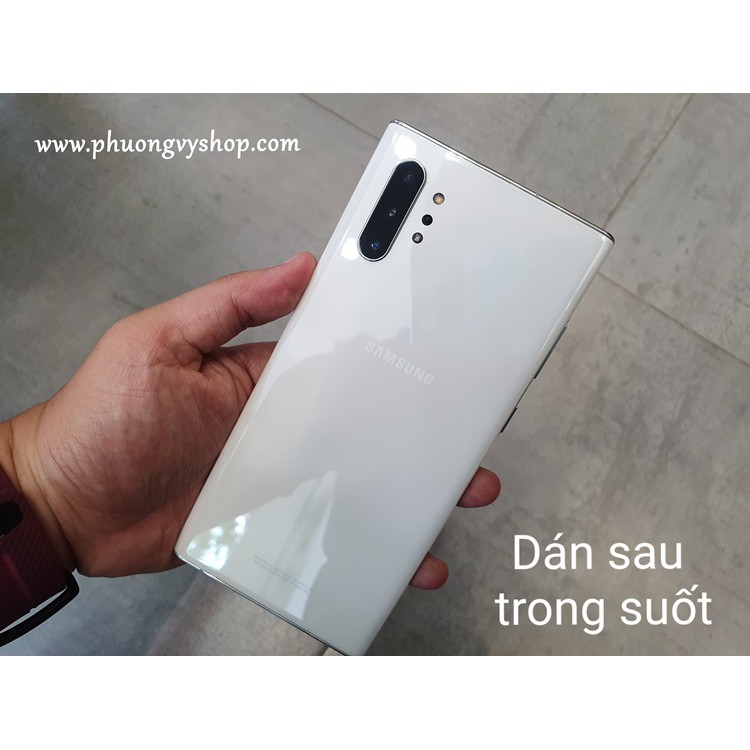 Dán mặt sau Galaxy Note 10 series các loại: