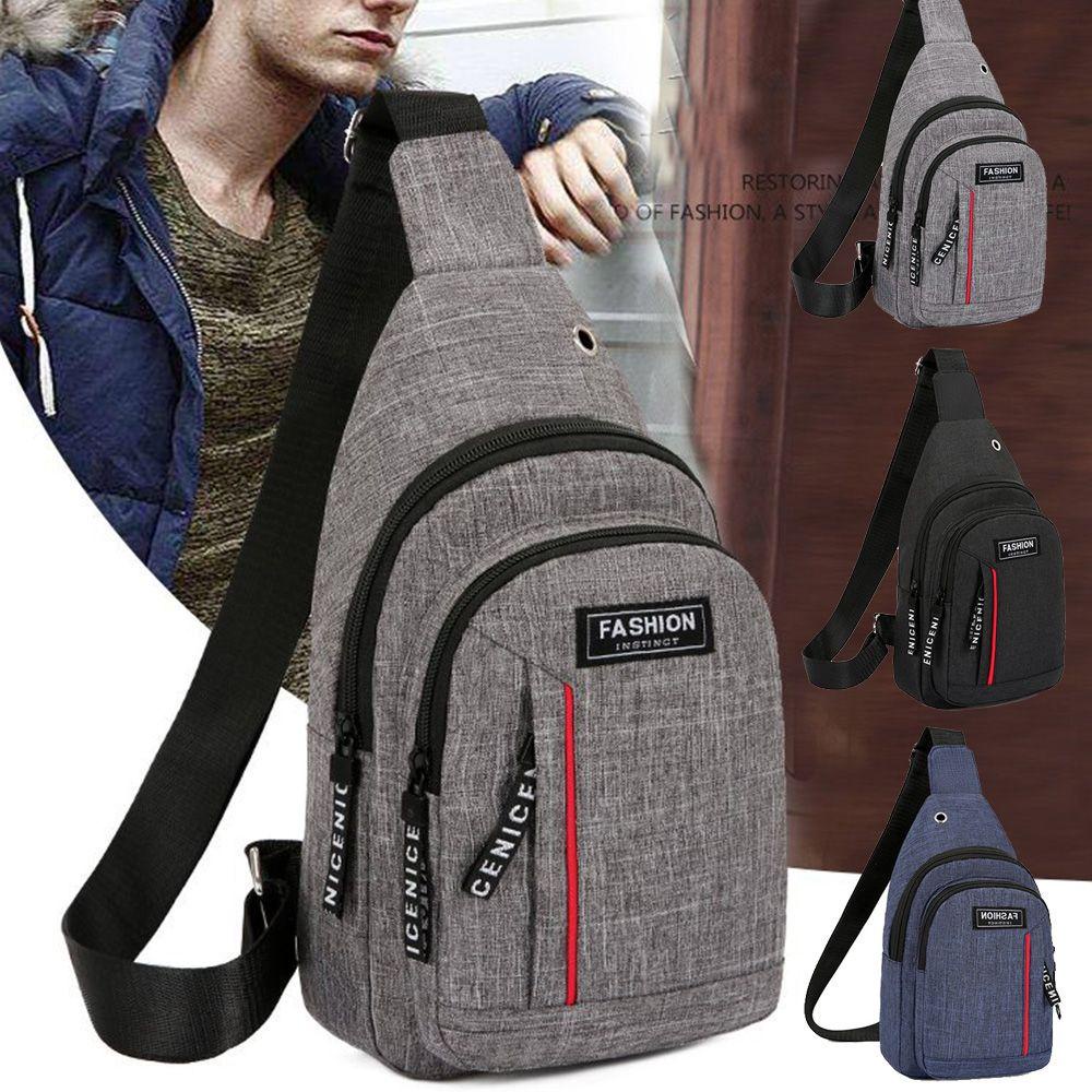 MAYSHOW Túi Đeo Chéo Ngực Bằng Nylon Thời Trang Cho Nam