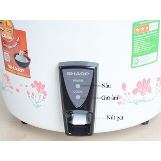 Nồi Cơm Nắp Rời Sharp KSH-D40V (3.8L) KSH-D40V